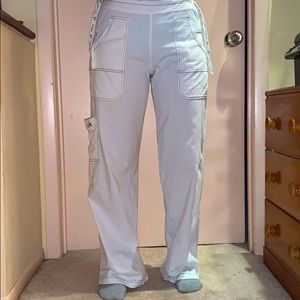 White cotton pants